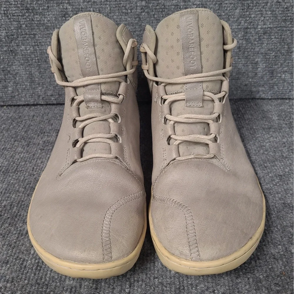 Vivobarefoot Borough Men's Light Grey  Sneaker Boot Shoes Men's Size 12 (EU 45)